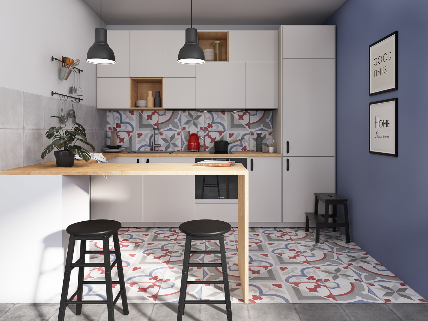 C-MO4A453D Декор Motley Многоцветный цветок - фото 7