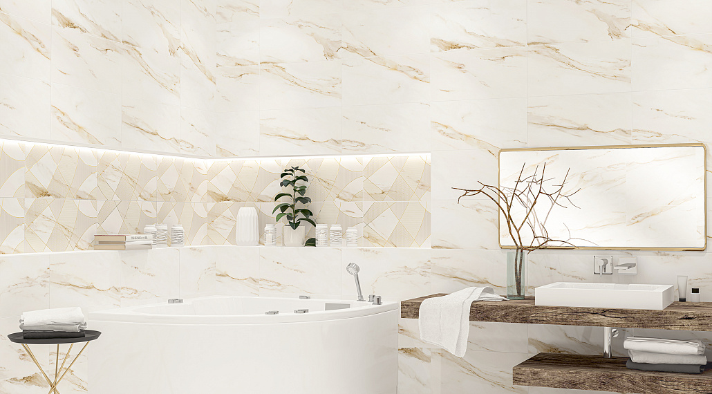 509511201  На стену Calacatta Royal Honey - фото 7