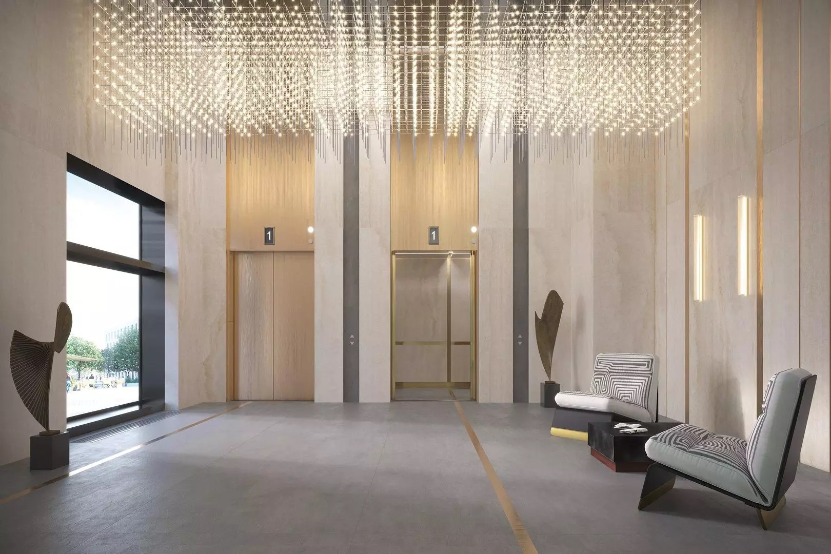 SG073200R6 На пол Travertine/Травертин Травертин Бежевый Светлый Обрезной 119.5х320 6мм - фото 2