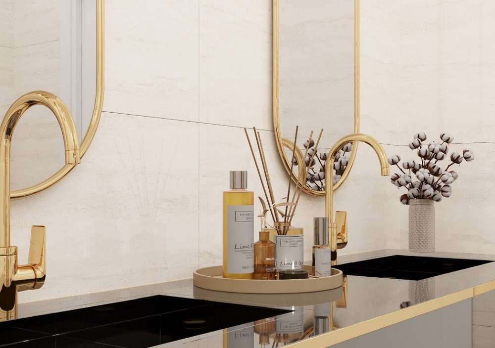 На пол Quasar Кремовый 60x60 Сатинированный Карвинг - фото 3