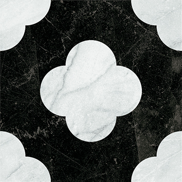 4101200 На пол Dandy Pin Black White 18.6x18.6 - фото 22