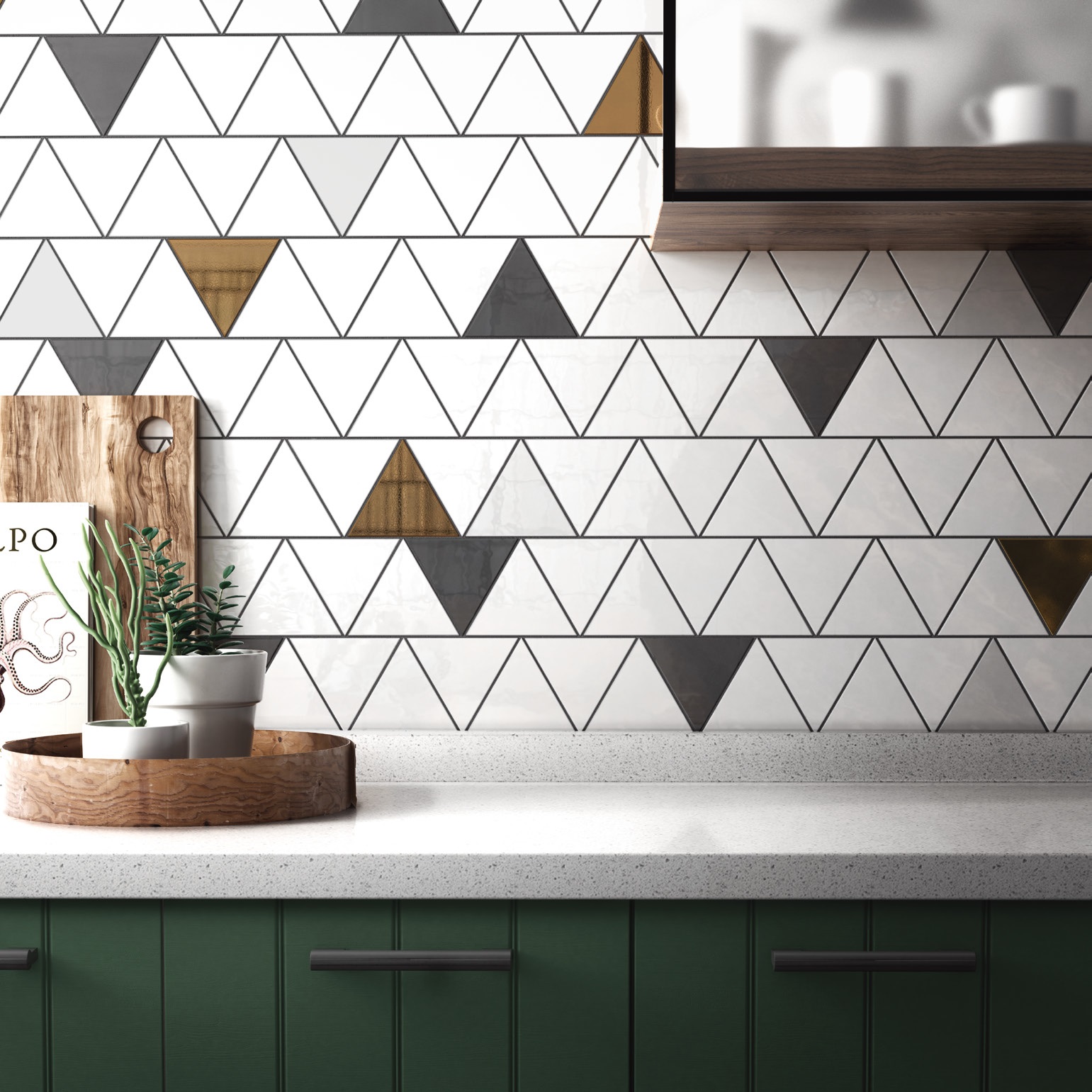 21911 На стену Scale Hexagon White 10.7x12.4 - фото 6