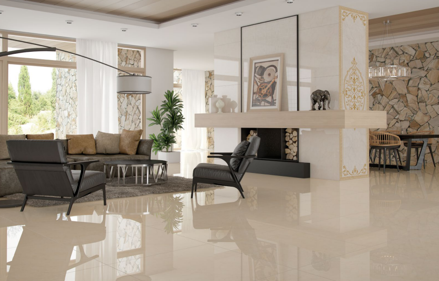 KER_MRB_EG_32 На стену Marblestone Essence Gold 32x90 - фото 2