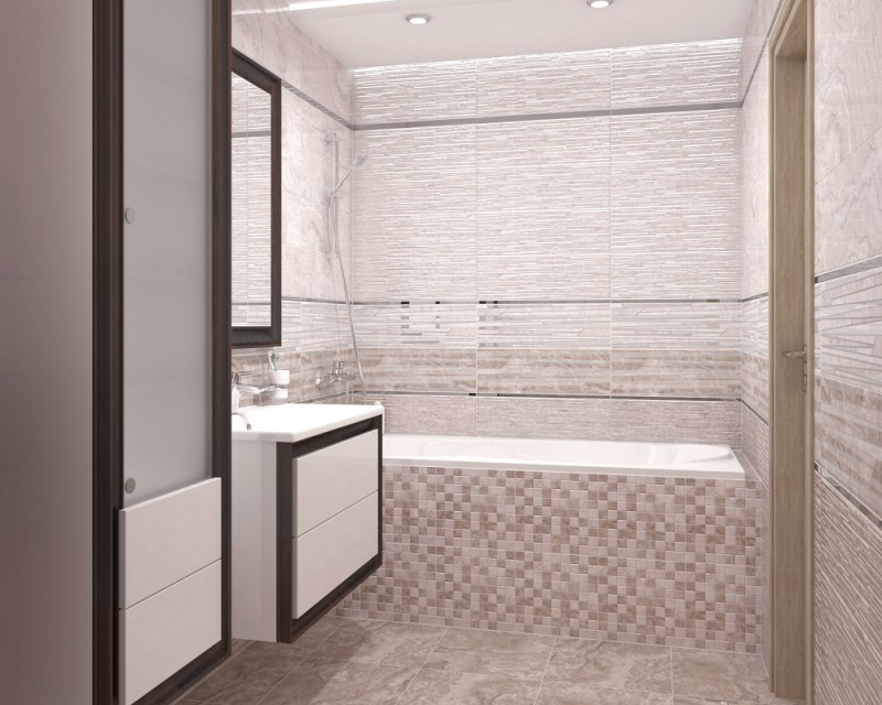 17-10-11-1190 На стену Marmo Бежевая Мозаика - фото 13