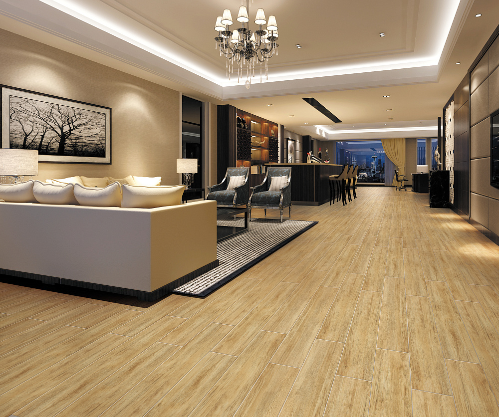 BHD-2009 На пол Walnut Бежевый матовый структурный 20x120 - фото 12