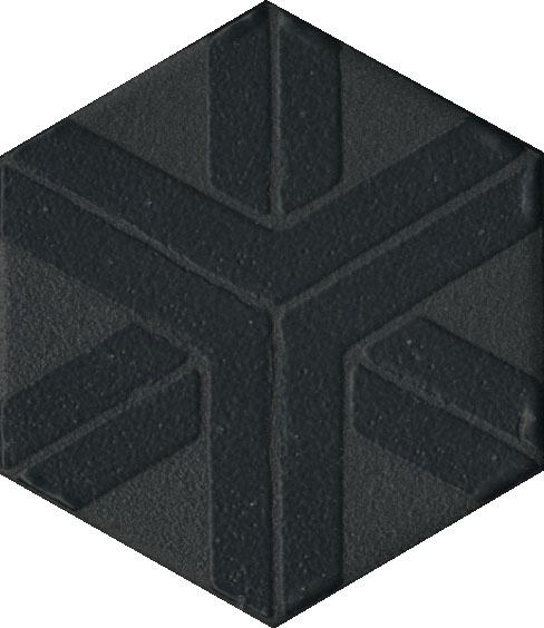 OS/B241/63001 Декор Агуста Черный 6x5.2