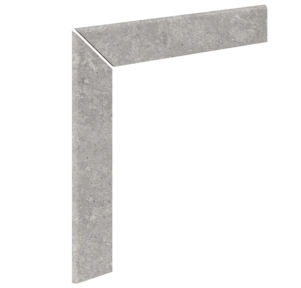 Подступенник Stone Левый 551 Pearl R9 596х596х11