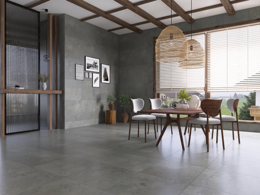 7930138704583 На пол Limestone Brown Mat 60x60 - фото 2