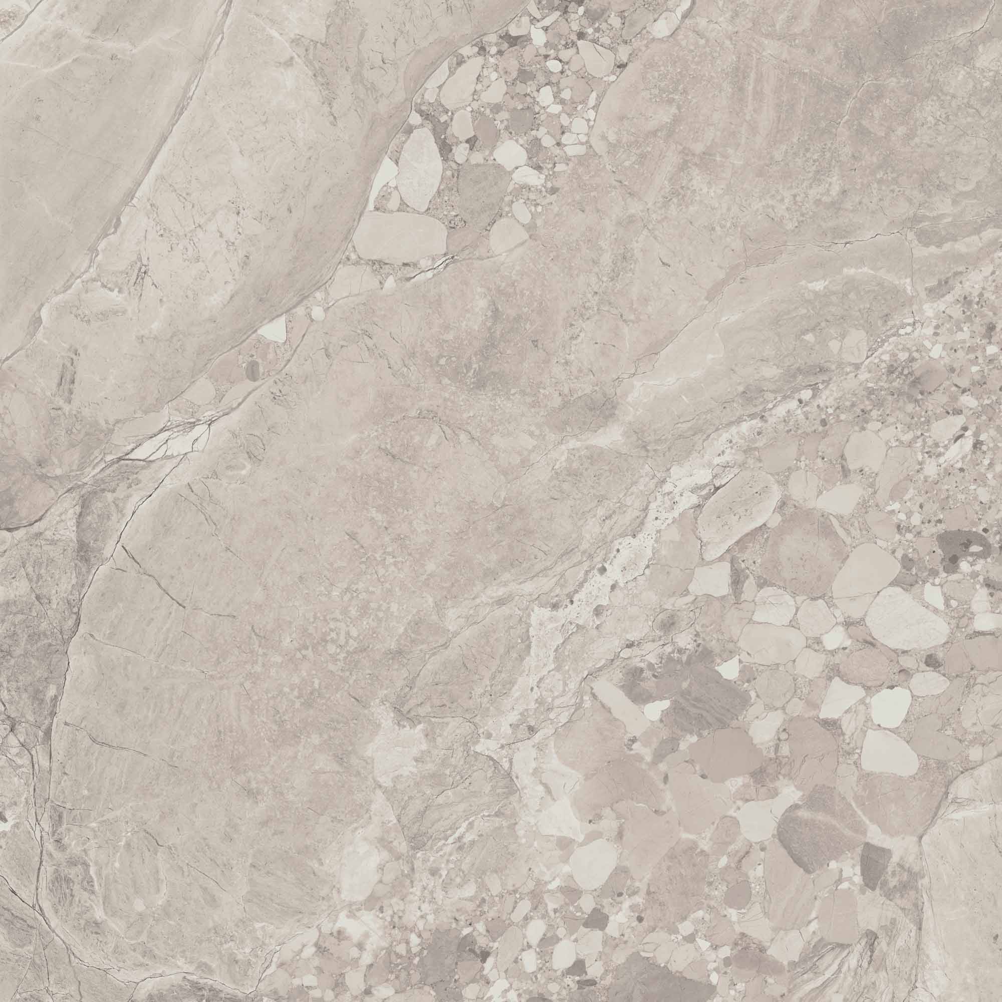 На пол Oceanmist OM01 Light Grey неполированный 80x80 - фото 4