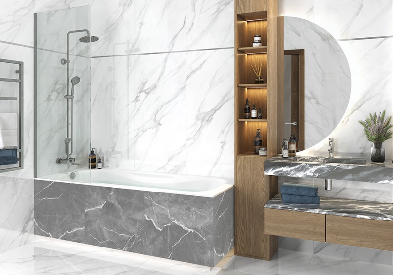 6060AMC15P На пол American Calacatta White 60 - фото 17