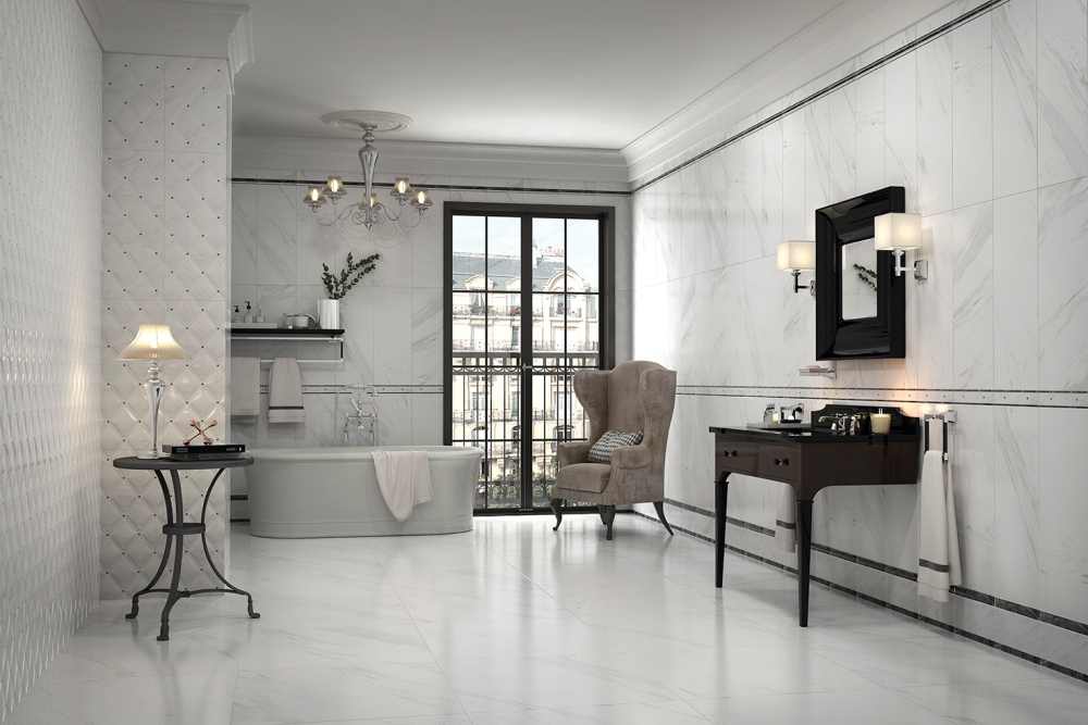 Декор Fedra CP Blanco 25x75 - фото 2