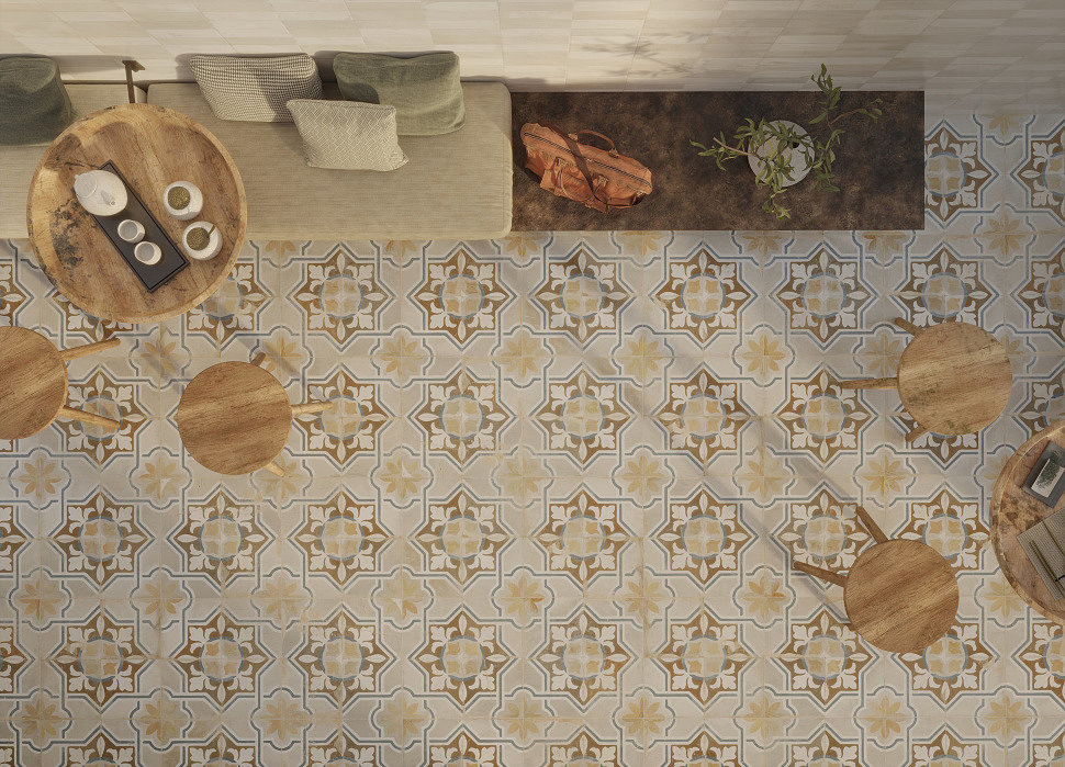 38178 На пол Fs Clay Blossom 45x45x0.95 - фото 4