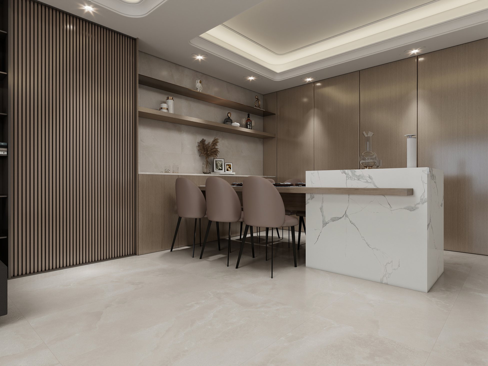 NTT9351SG На пол Riverstone Sandstone White Satin Glazed 60x120 - фото 21