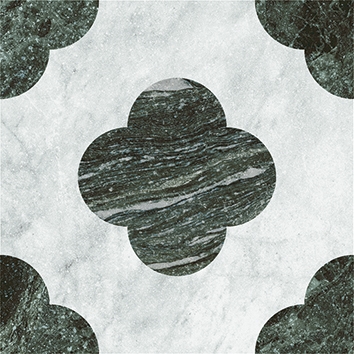 4101196 На пол Dandy Pin White Green 18.6x18.6 - фото 20