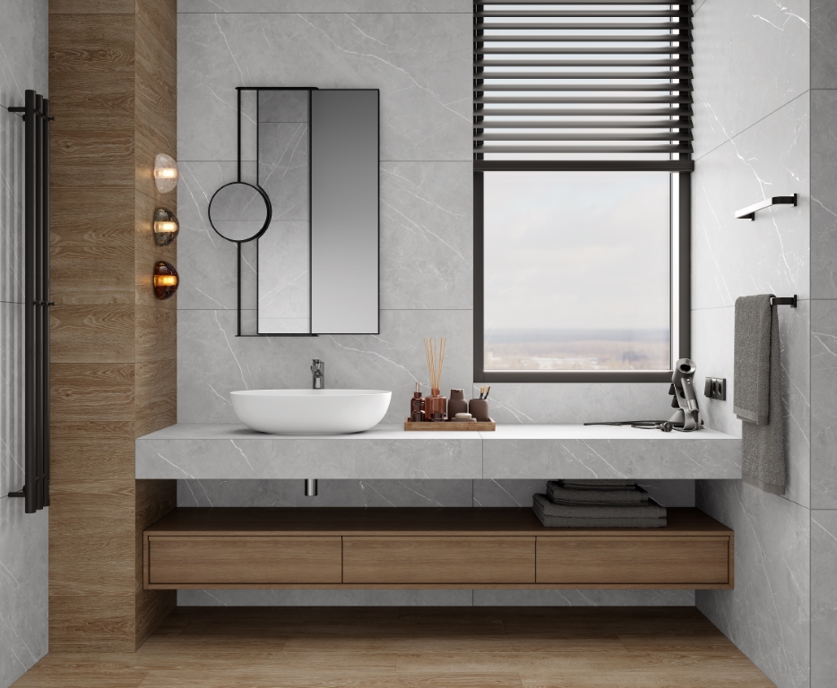 LP6012G0061R На пол Lune Grigio серый матовый карвинг 59.5х119.1 - фото 2