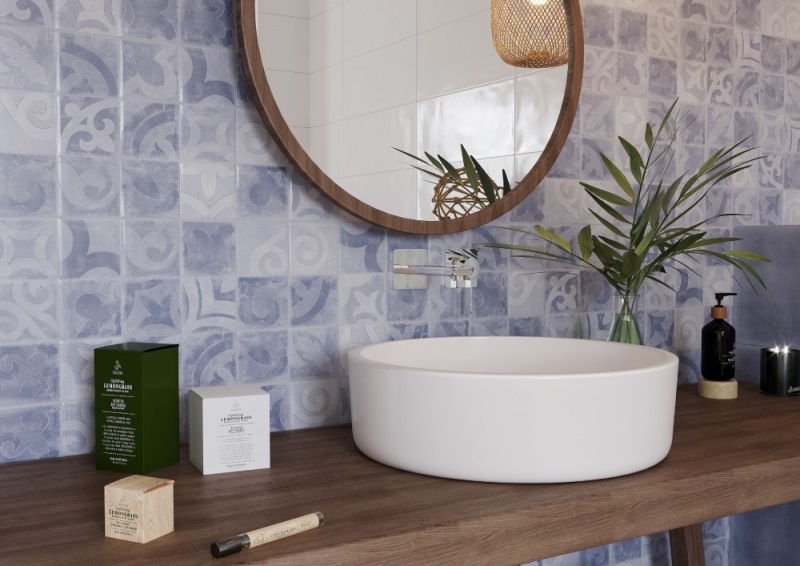 010100001216 На стену Folk Blue wall 01 - фото 8