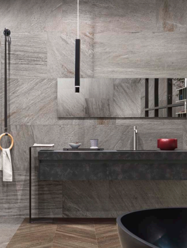 R04E На пол Realstone Quarzite Grigio rett. 60х120 - фото 4