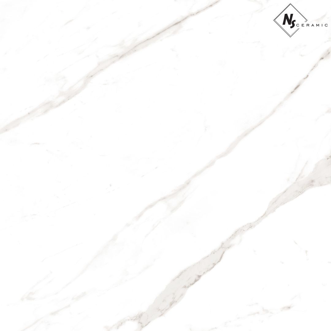 NSC8037 На пол Porcelain Tile 8037 Белый глянцевый 80x80