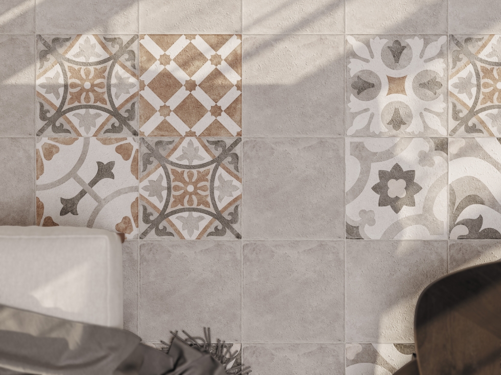 A17930 На пол Carpet Светло-бежевый рельеф 29.8x29.8 - фото 23