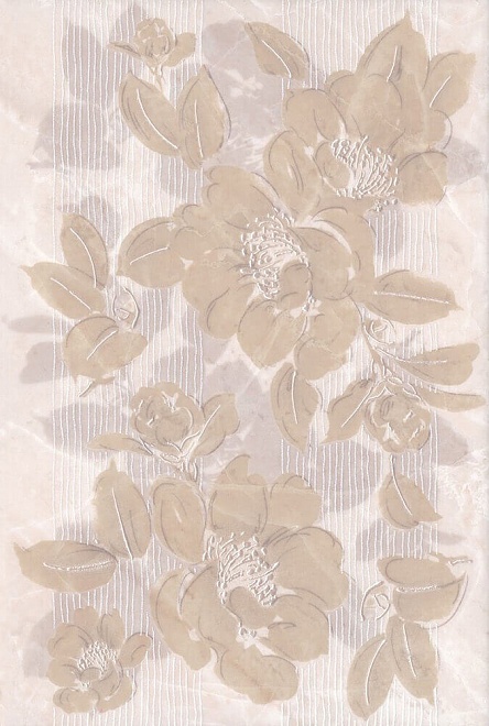 MLD/A83/8290 Декор Баккара Цветы беж
