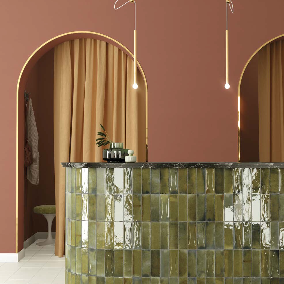 30042 На стену Hanoi Arco Celadon 6.5X20 - фото 7