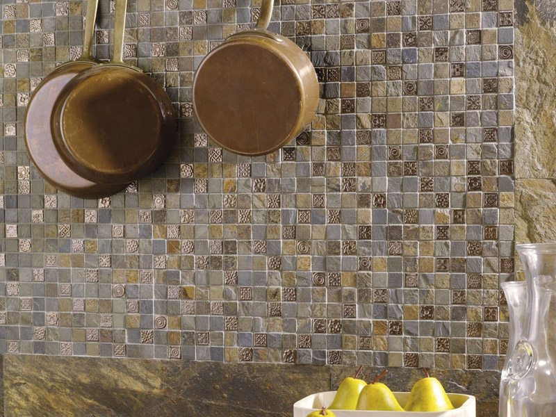 На стену Мозаика из натурального камня и стекла 2026 - фото 5