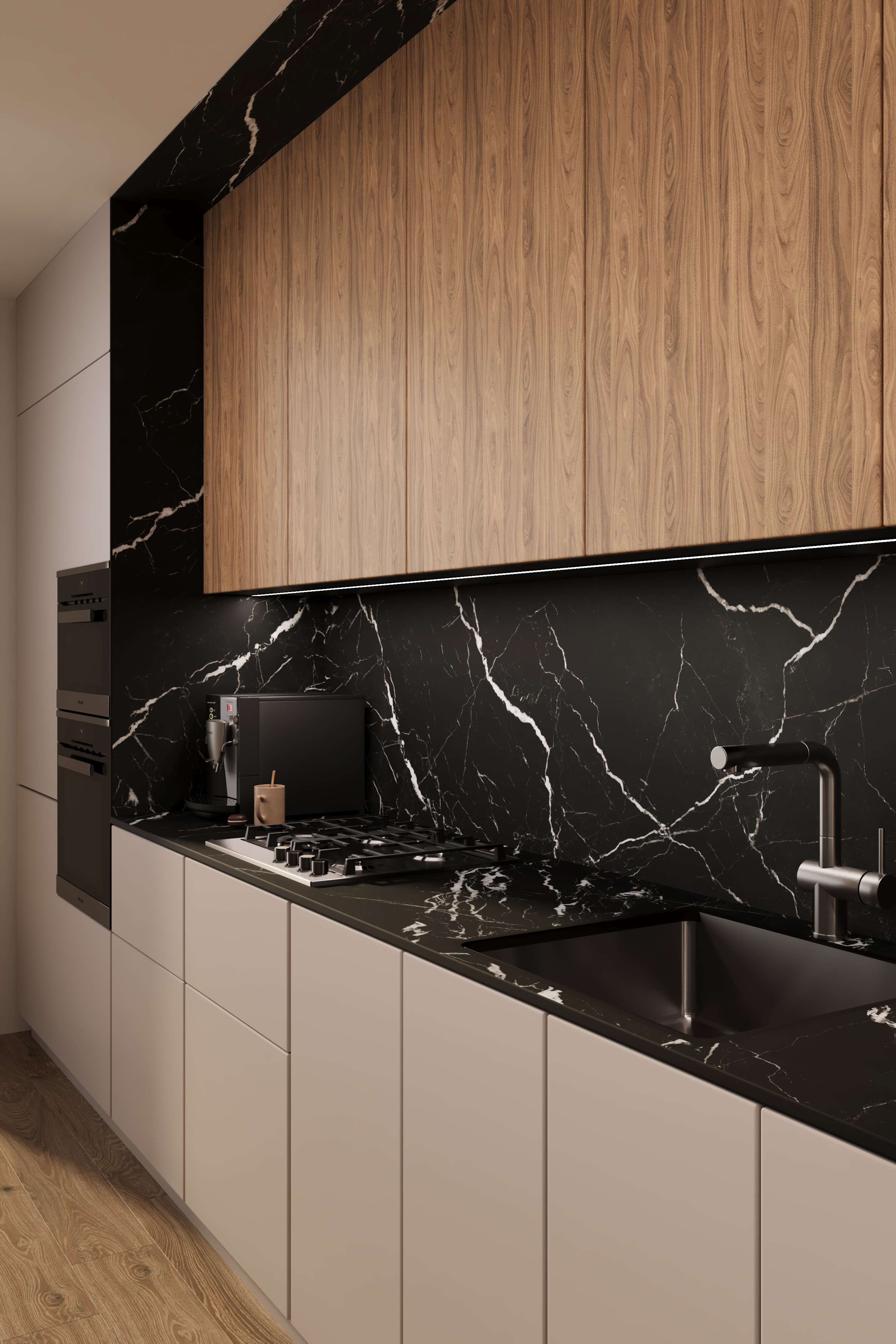 На пол Matt Fancy Antracite Texture 1600х3200х12 - фото 26