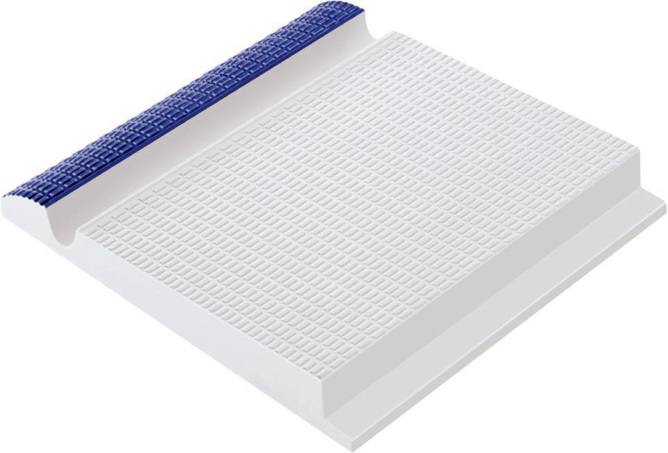 17227 Бордюр Olympic Series Профильный поручень с сетчатой поверхностью LCobalt 24.5x24.5