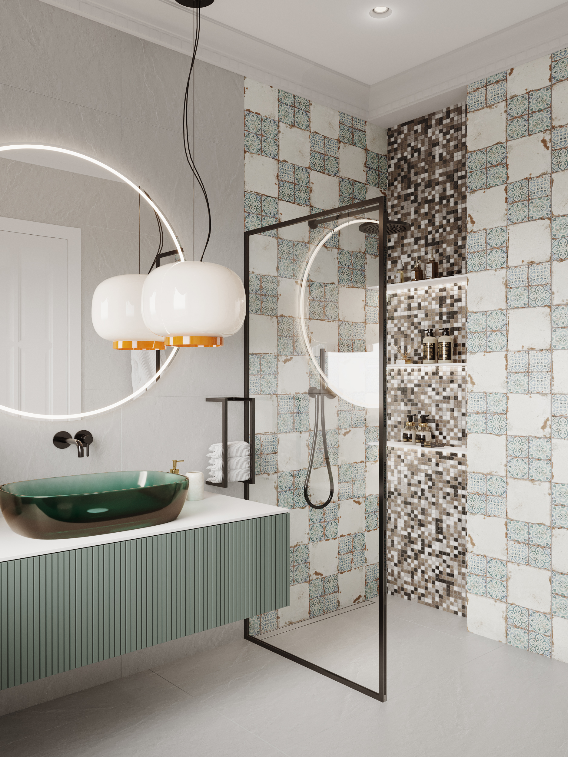 Arktika 4*20*20  327*327 На пол Стеклянная мозаика Arktika  - фото 7