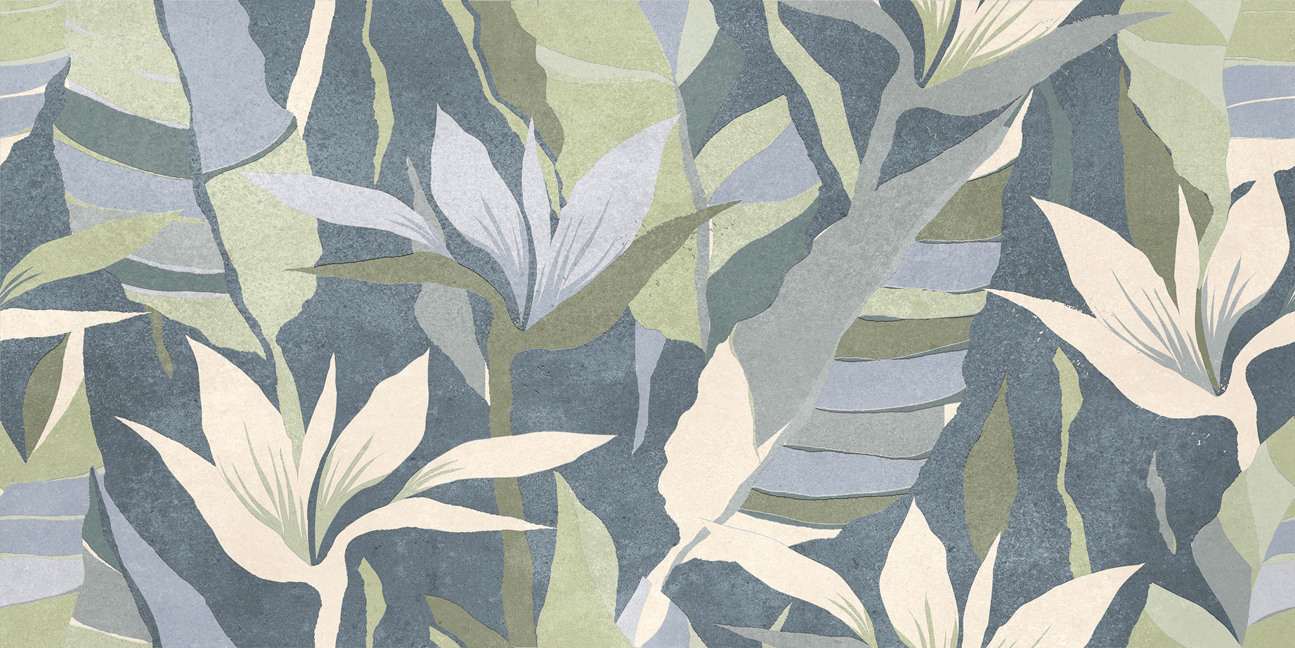 GT244VG На стену Dominica Синий тропики 30x60 - фото 2