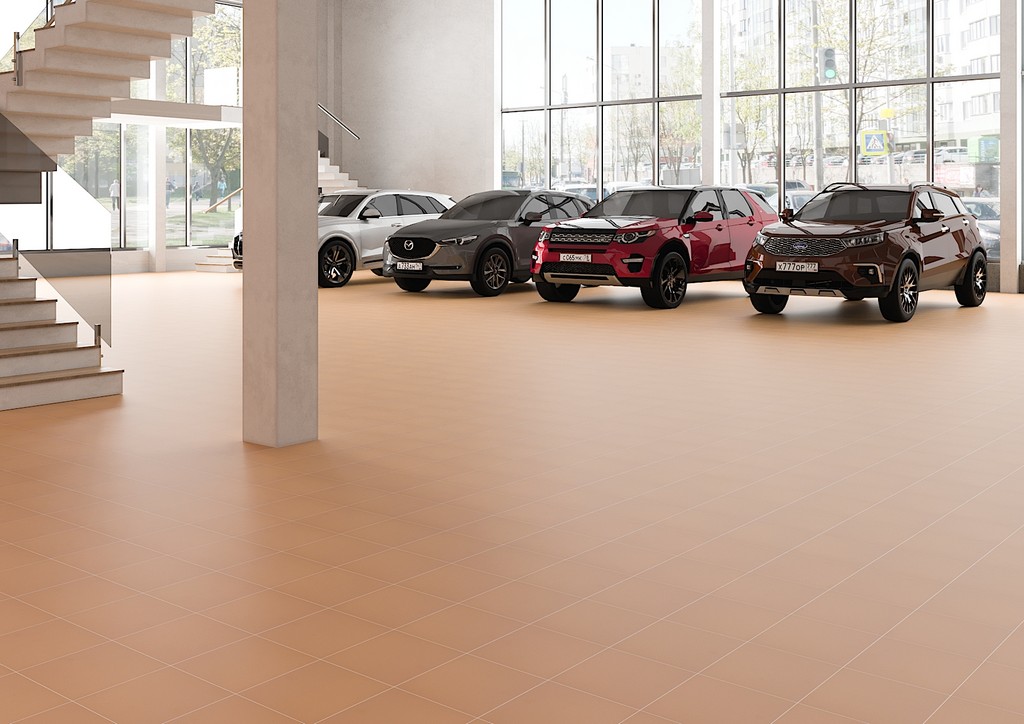 На пол Метлах Коричневая неглазурованная 30x30 толщина 20 мм - фото 2