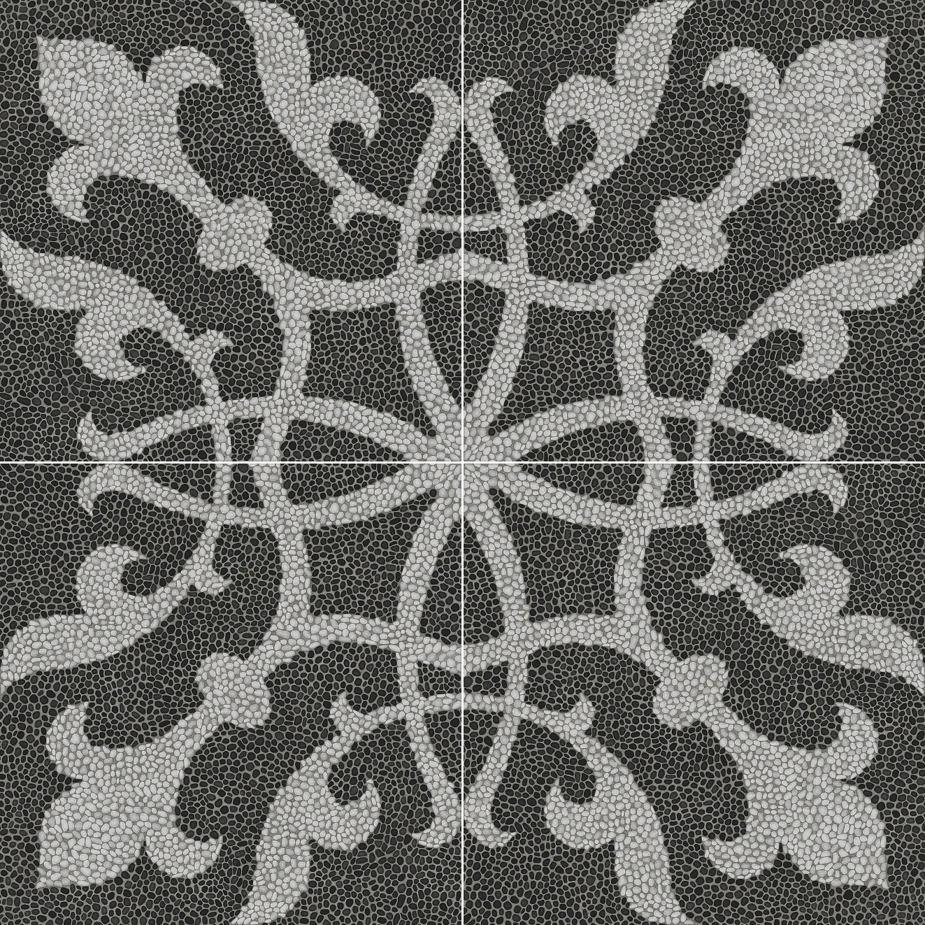 DD843300R На пол Багатти Белый чёрный обрезной - фото 2