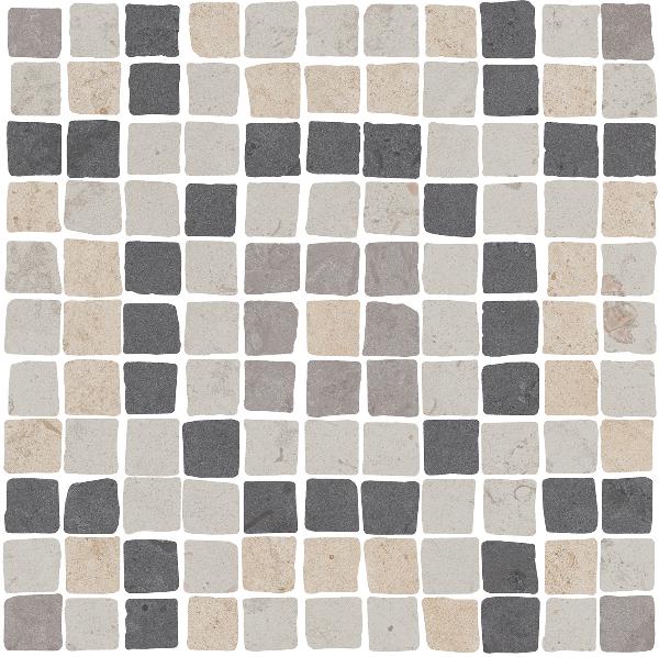 MBS007 На пол Про Лаймстоун Спакко 1 Мозаичный Матовый Натуральный - фото 3