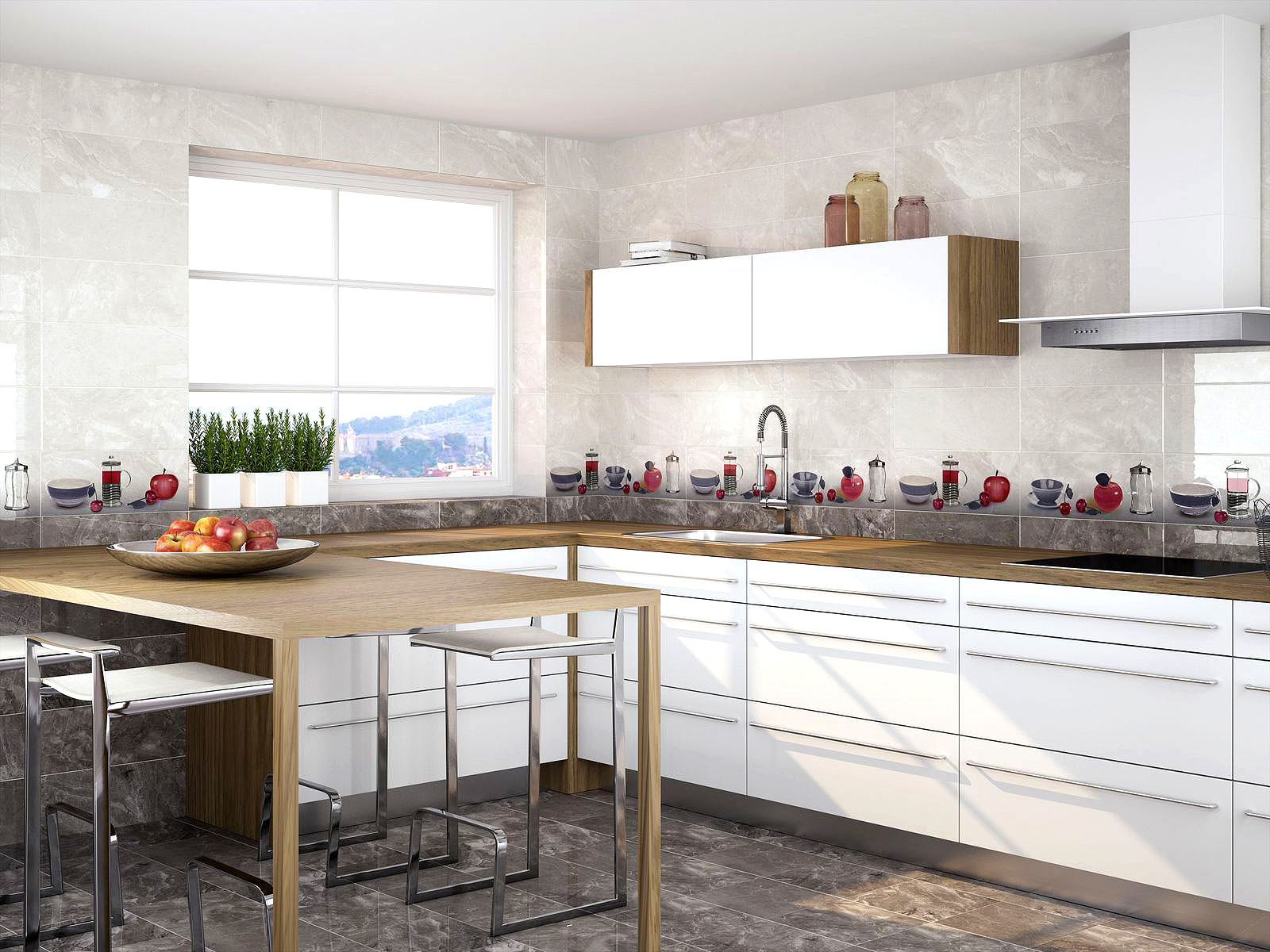 Бордюр Select Zai Grey 7x50 - фото 3