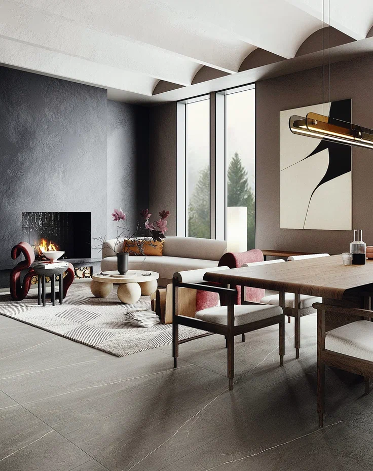 ID9061E080LLR На пол Sofia  Black Olive / Черно-оливковый LLR 60x60 - фото 18