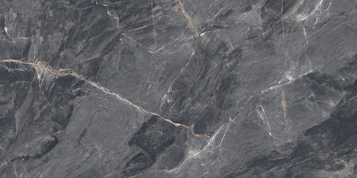 На пол Jerico Nero Чёрный матовый карвинг 60х120 - фото 2