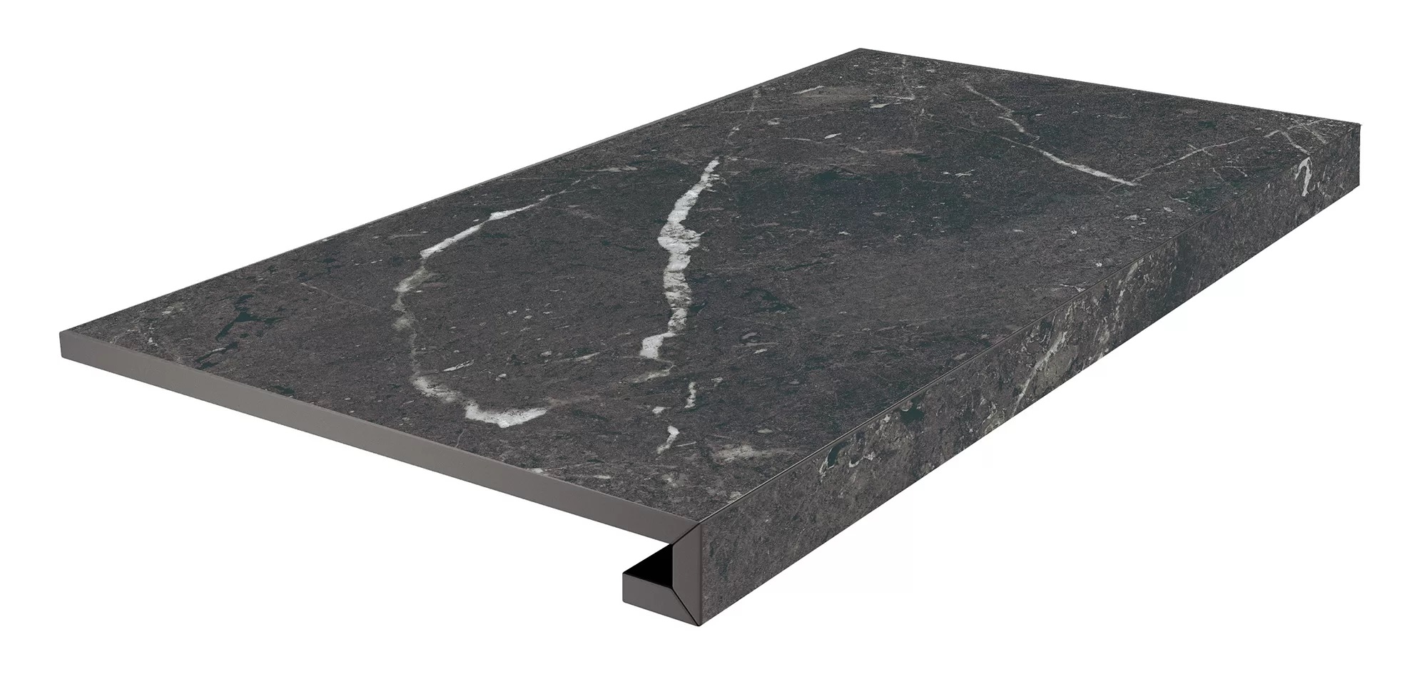 KM6060G0331RGCF Ступень Тубкаль Фронтальная клееная чёрный матовый обрезной 33x60x0.9