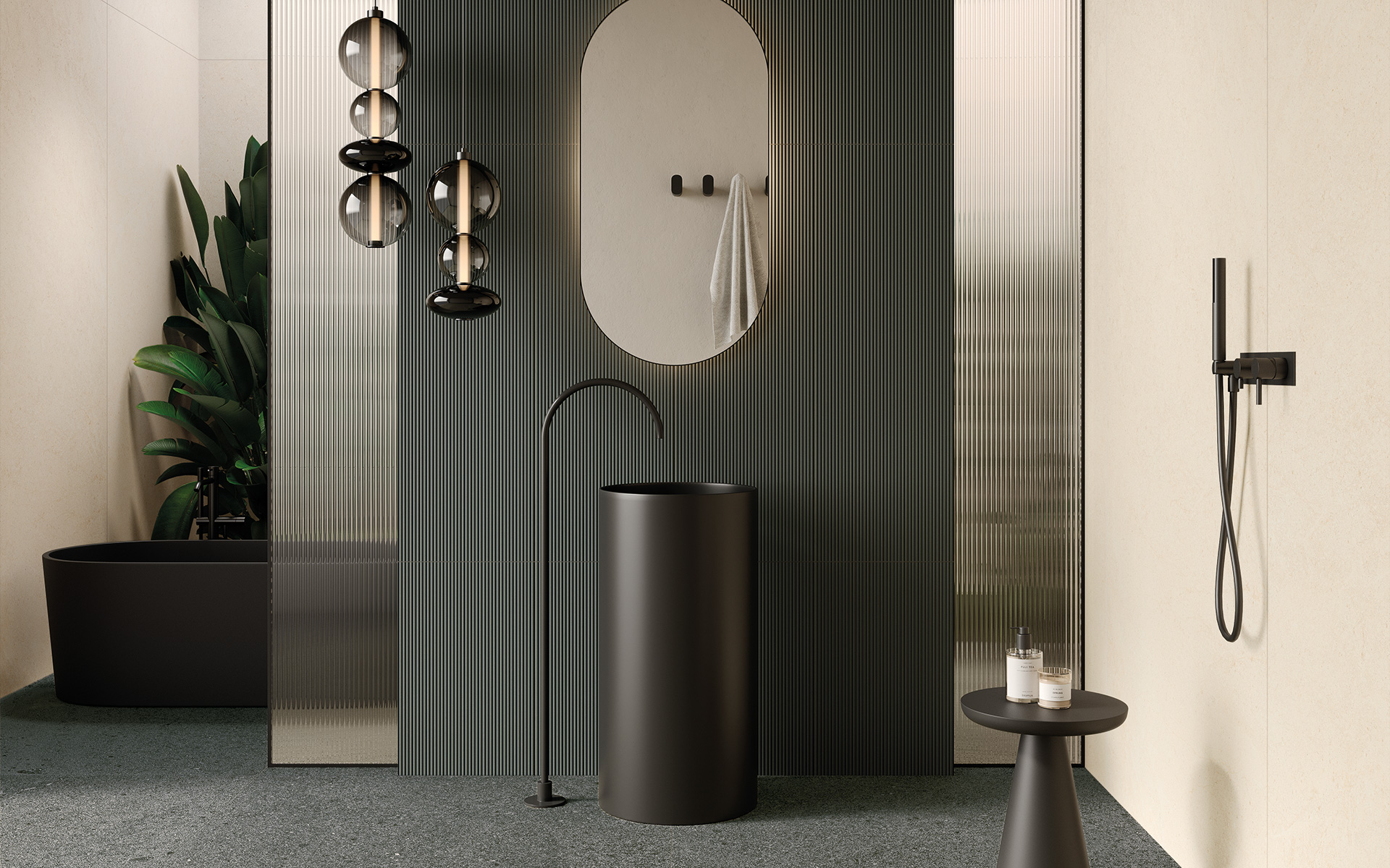 8929994 На пол Victorian Stone Moon Cream Natural Plus 120x60 - фото 2