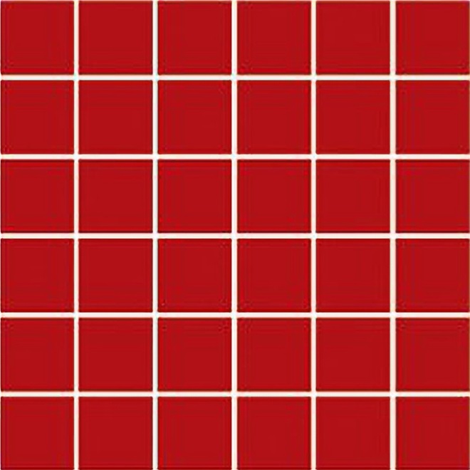 80055.1 На пол Porcelain Mosaic Red 5x5 30x30
