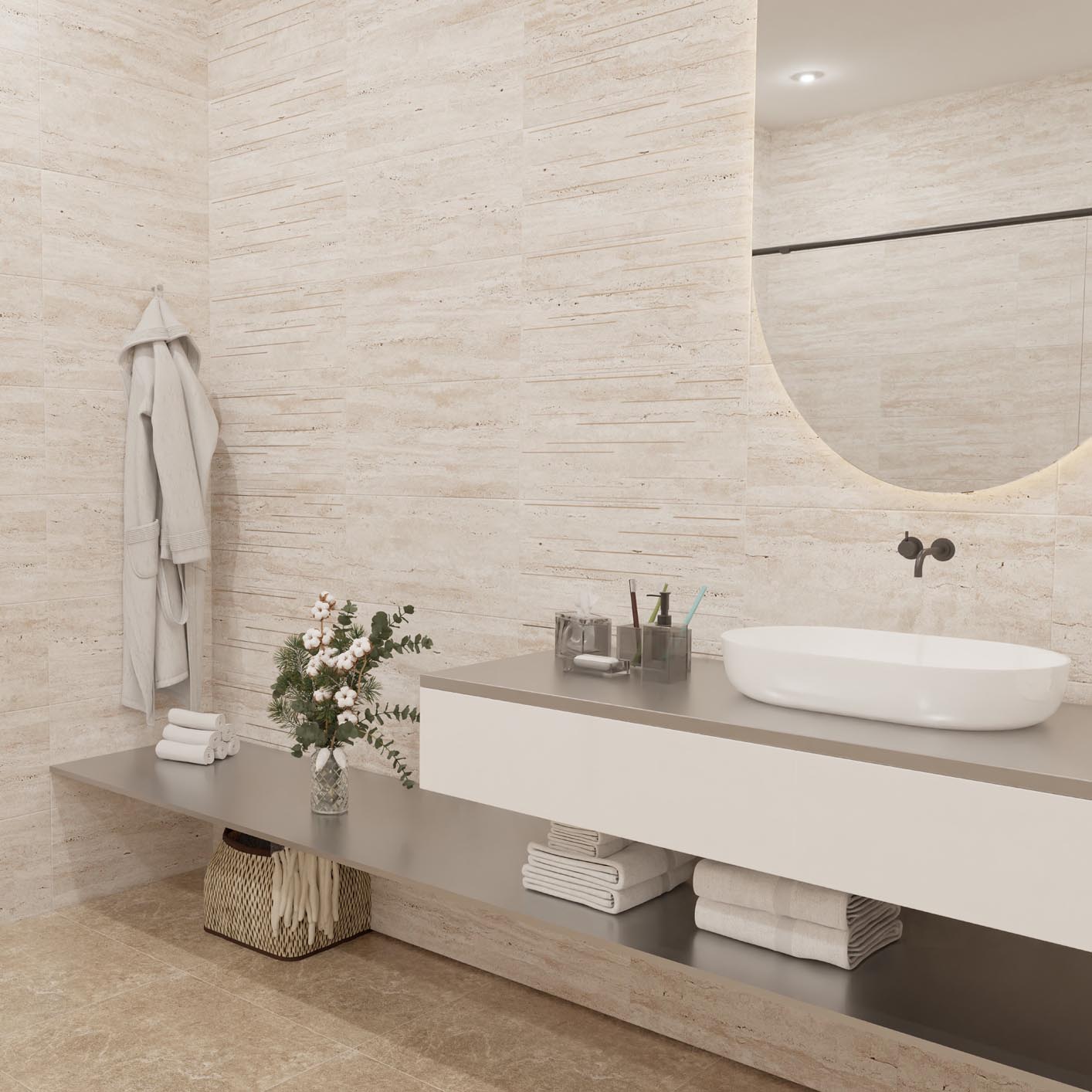 Декор Трентино D1 300х600 - фото 2