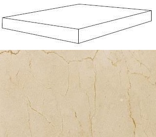 620070000764 Ступень Supernova Stone Cream Scalino laterale dx 33x120
