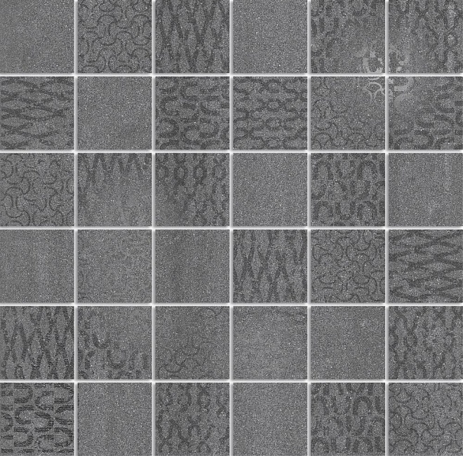 DD200920/MM Декор Про Дабл Антрацит мозаичный 9мм