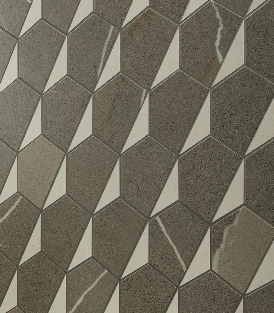 620110000156 Декор Metropolis Graphite Dark Mosaico Icon Натуральная - фото 73