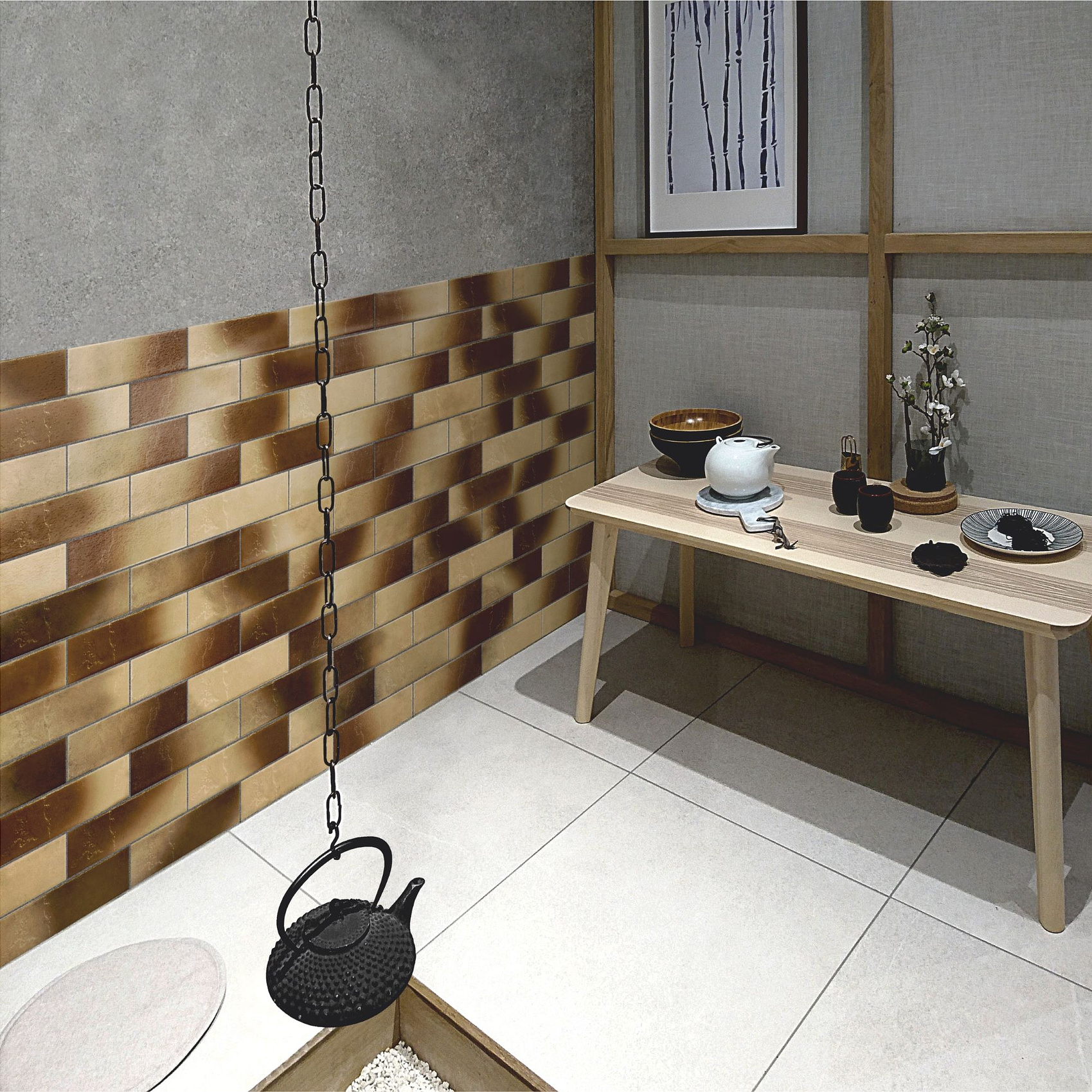 На стену Техас 3 Бежевый 6.5x24.5 - фото 2