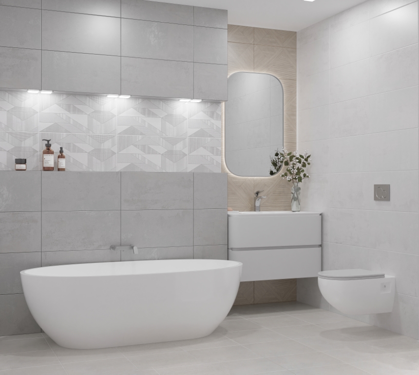 00-00108410 На стену Fortezza Grey 31.5x63 - фото 10