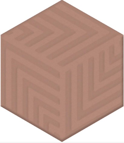 OS/E241/63011 Декор Агуста Розовый Матовый 6x5.2 - фото 4