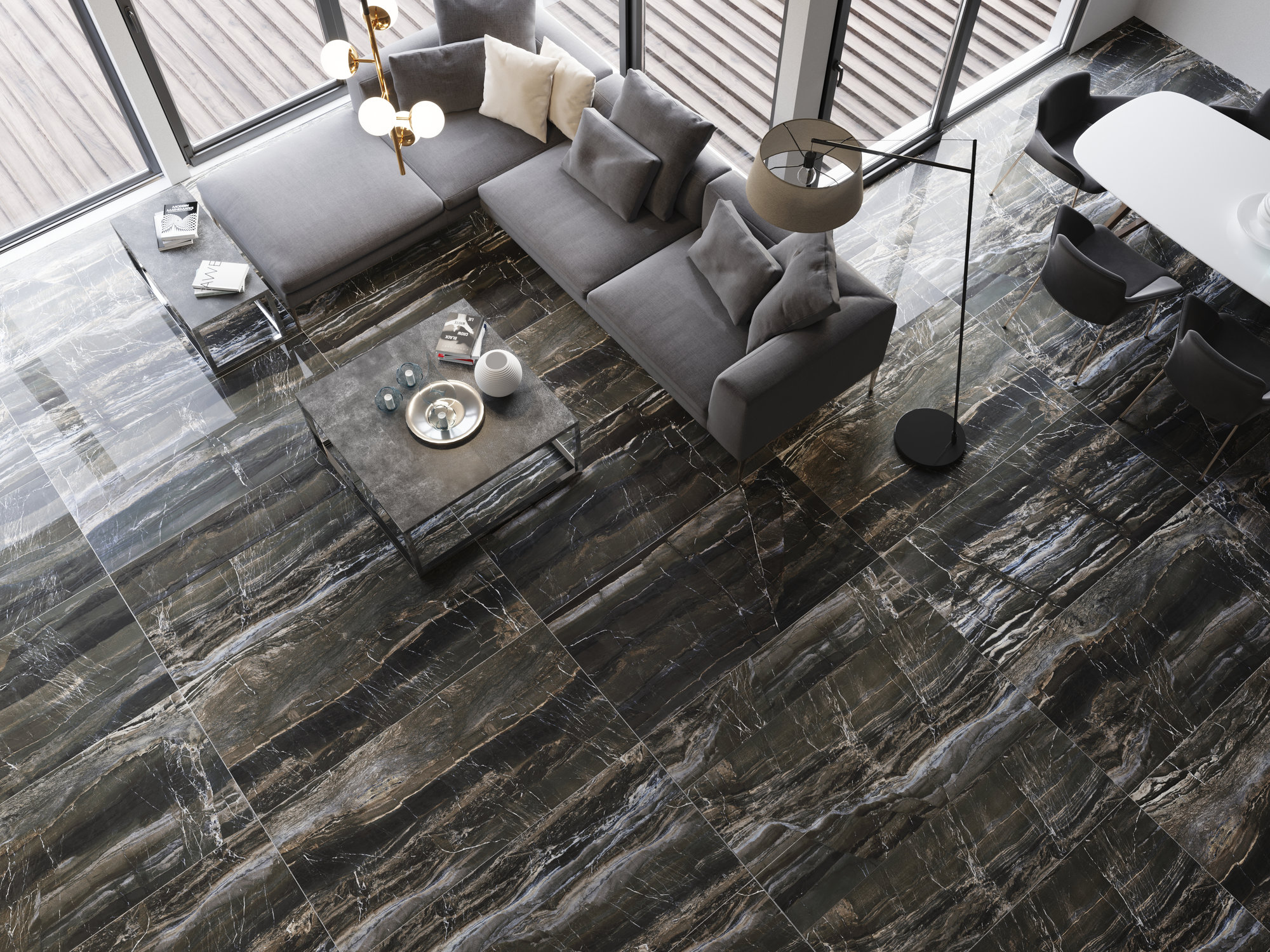 25964 На пол Opera Черный 60x120 - фото 2