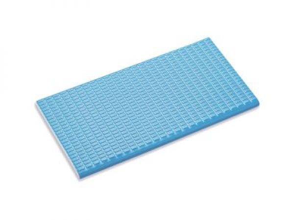 21221 Ступень Olympic Series Petit Carre Противоскользящая плитка с буртиком с сетчатой поверхностью Light Blue 12x24.5