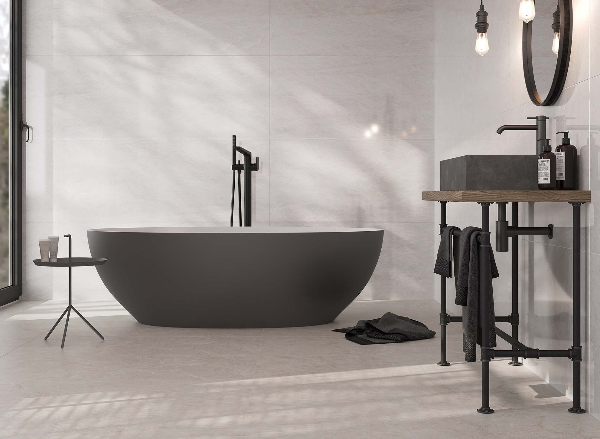 На пол Palacio  Arctic Crema Polished 60x120 - фото 22