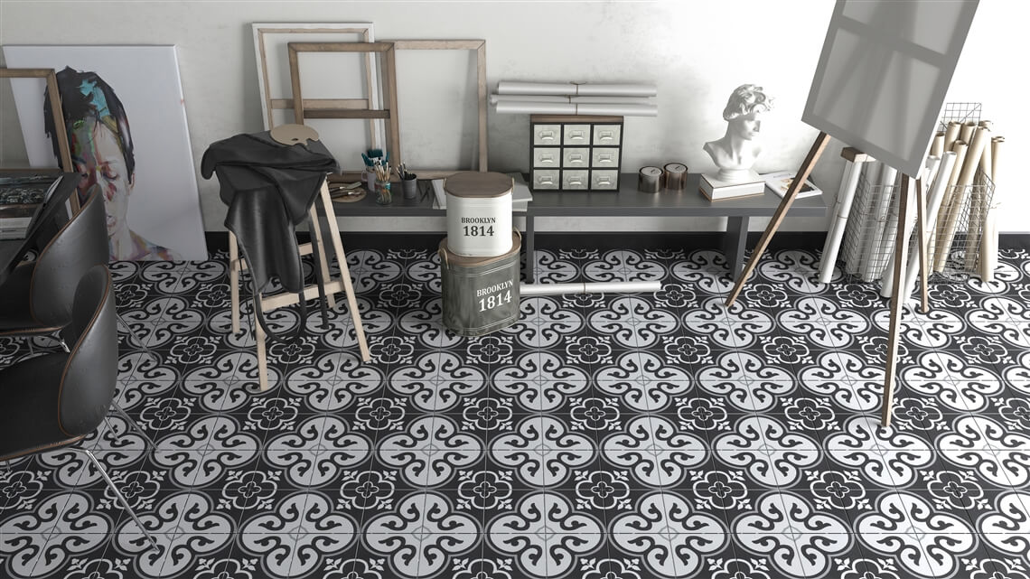 S17610 На пол Viola Grey Matte 20х20 - фото 3